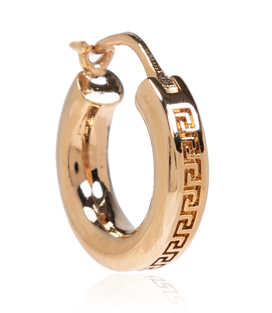 【正規品】 VERSACE ヴェルサーチェ グレカ フープ ピアス