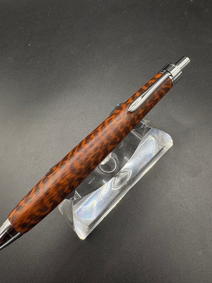 504極上　スネークウッド　木軸シャーペン　ボールペン