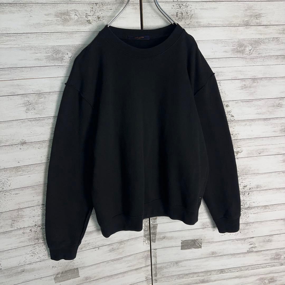 【美品・Lサイズ】ルイヴィトン　近年モデル インサイドアウト スウェット　黒