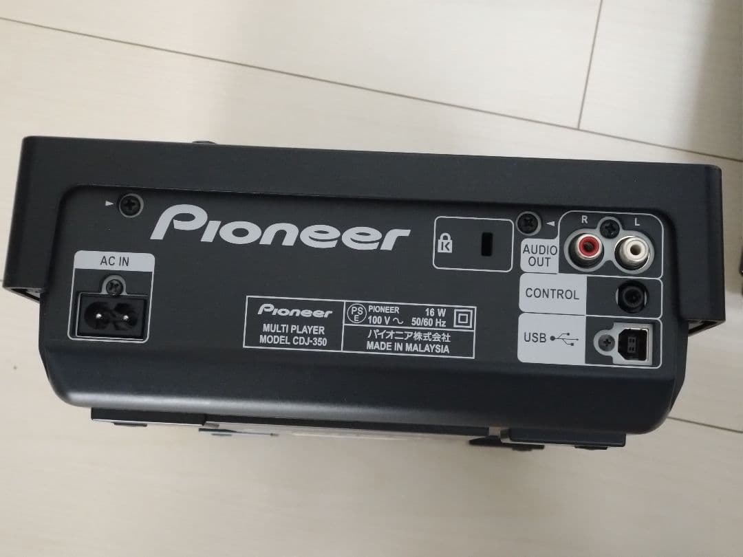 Pioneer CDJ-350 DJ機材 マルチプレーヤー ミキサー