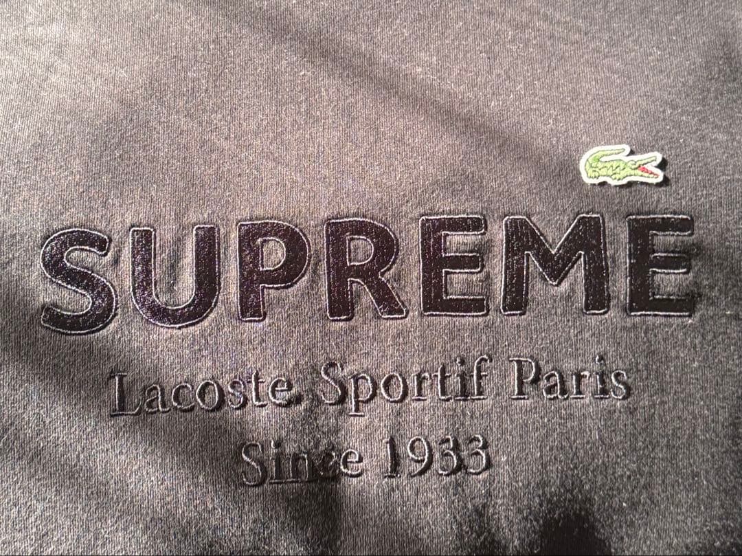 【希少】Supreme × LACOSTE L!VE Crewneck Lサイズ