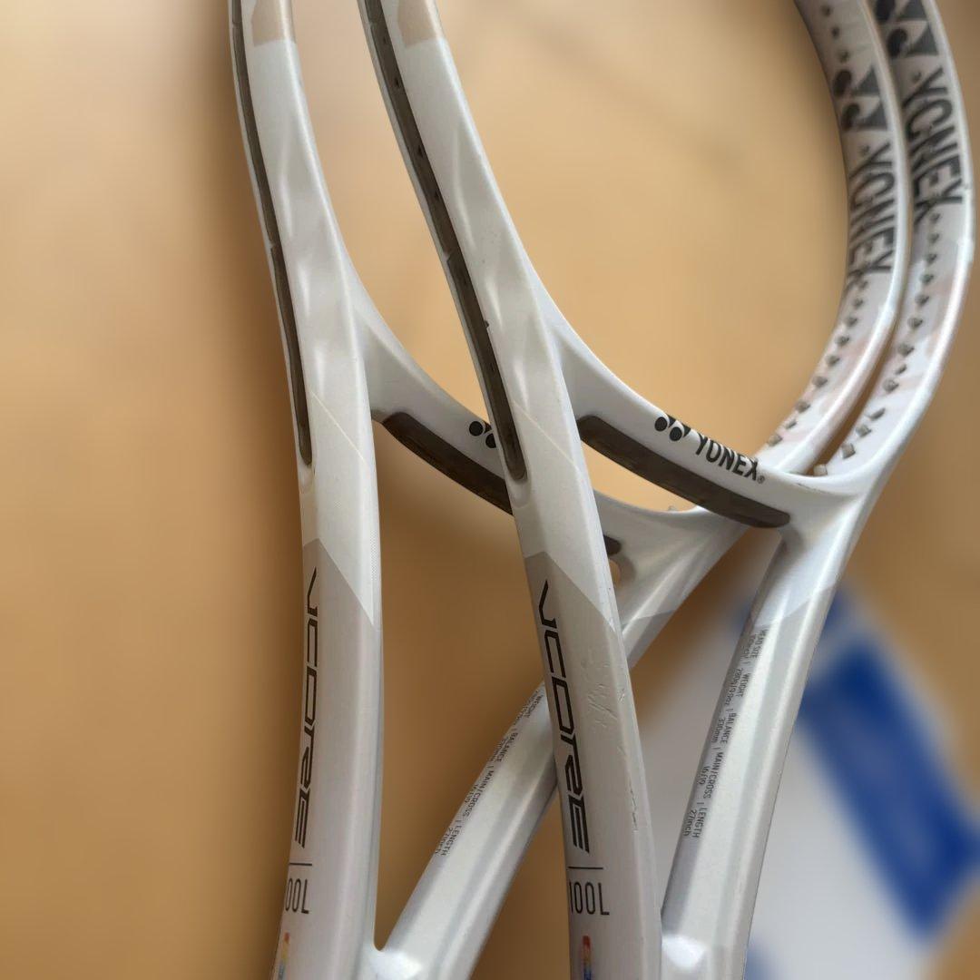YONEX VCORE 100L サンドベージュ(280g) G1 ２本セット