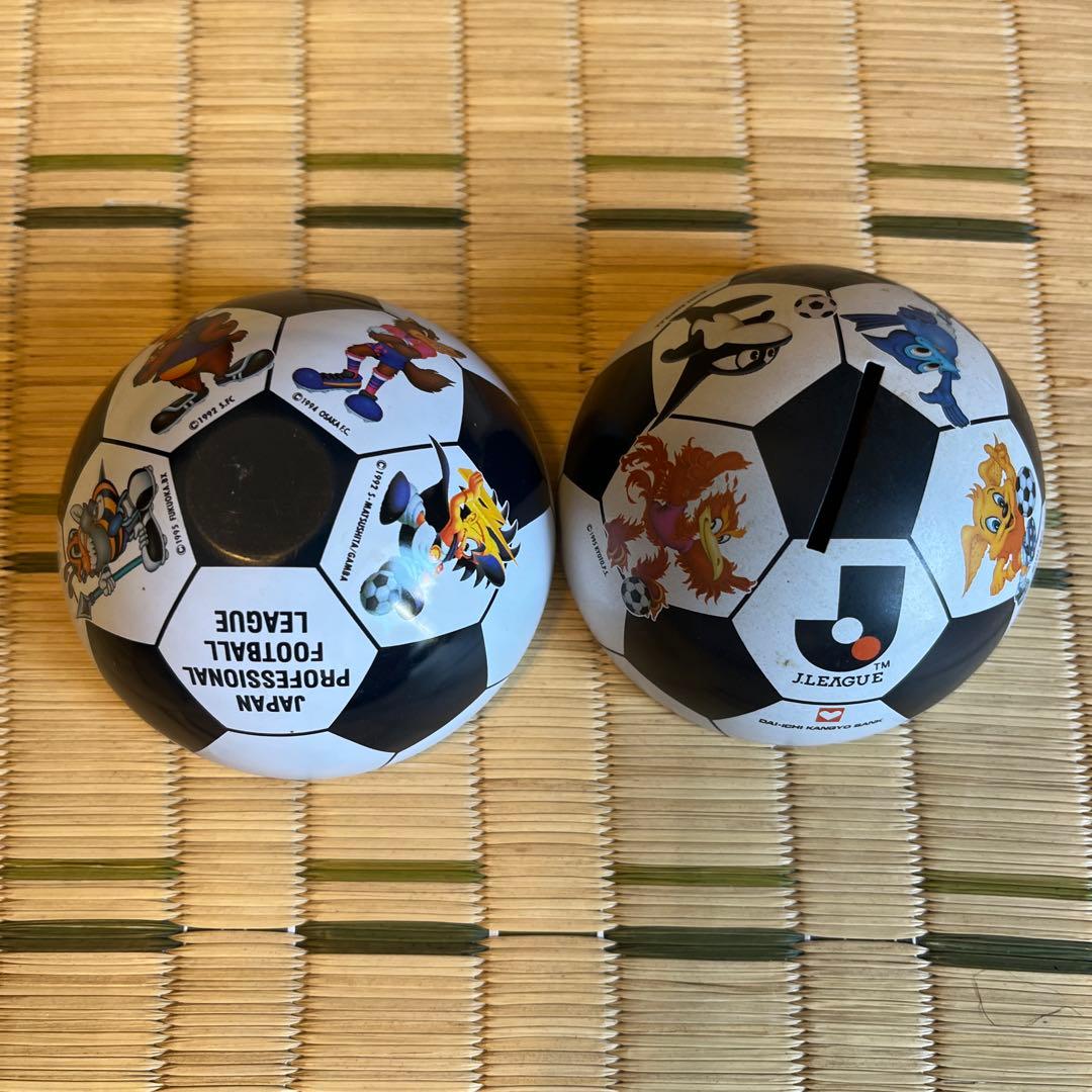 Jリーグ 初期サッカーボール型貯金箱 （第一勧業銀行 現みずほ銀行）