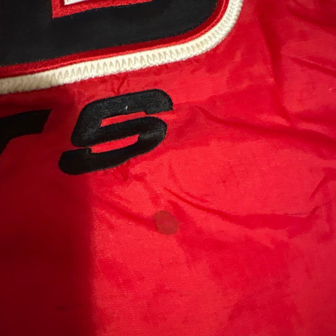 FUBU ナイロンジャケット Lサイズ 赤セットアップ