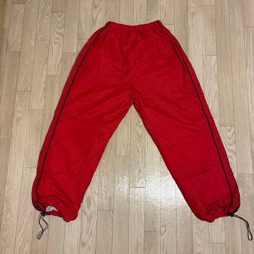 FUBU ナイロンジャケット Lサイズ 赤セットアップ