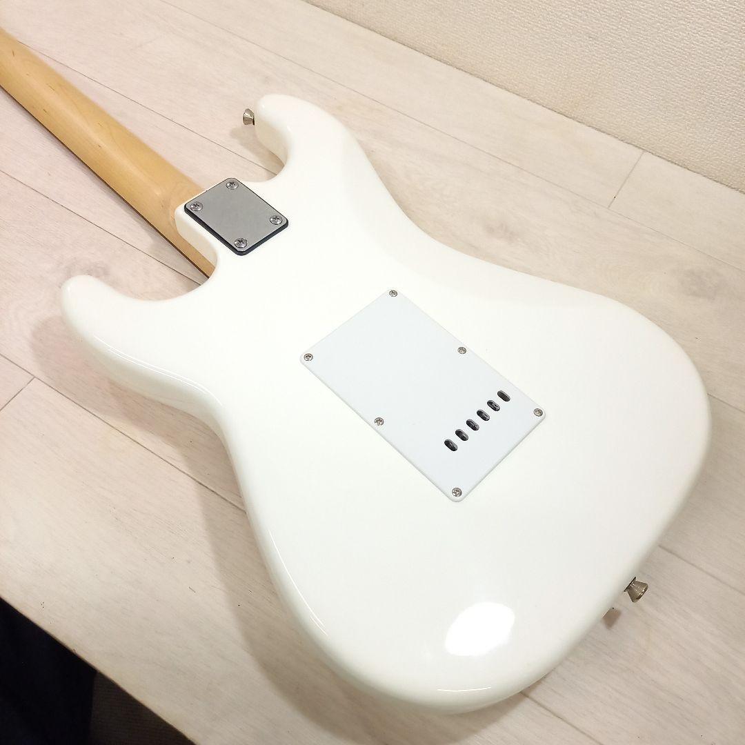美品◎PLAYTECH ストラトキャスター ホワイト 白 セット1付属