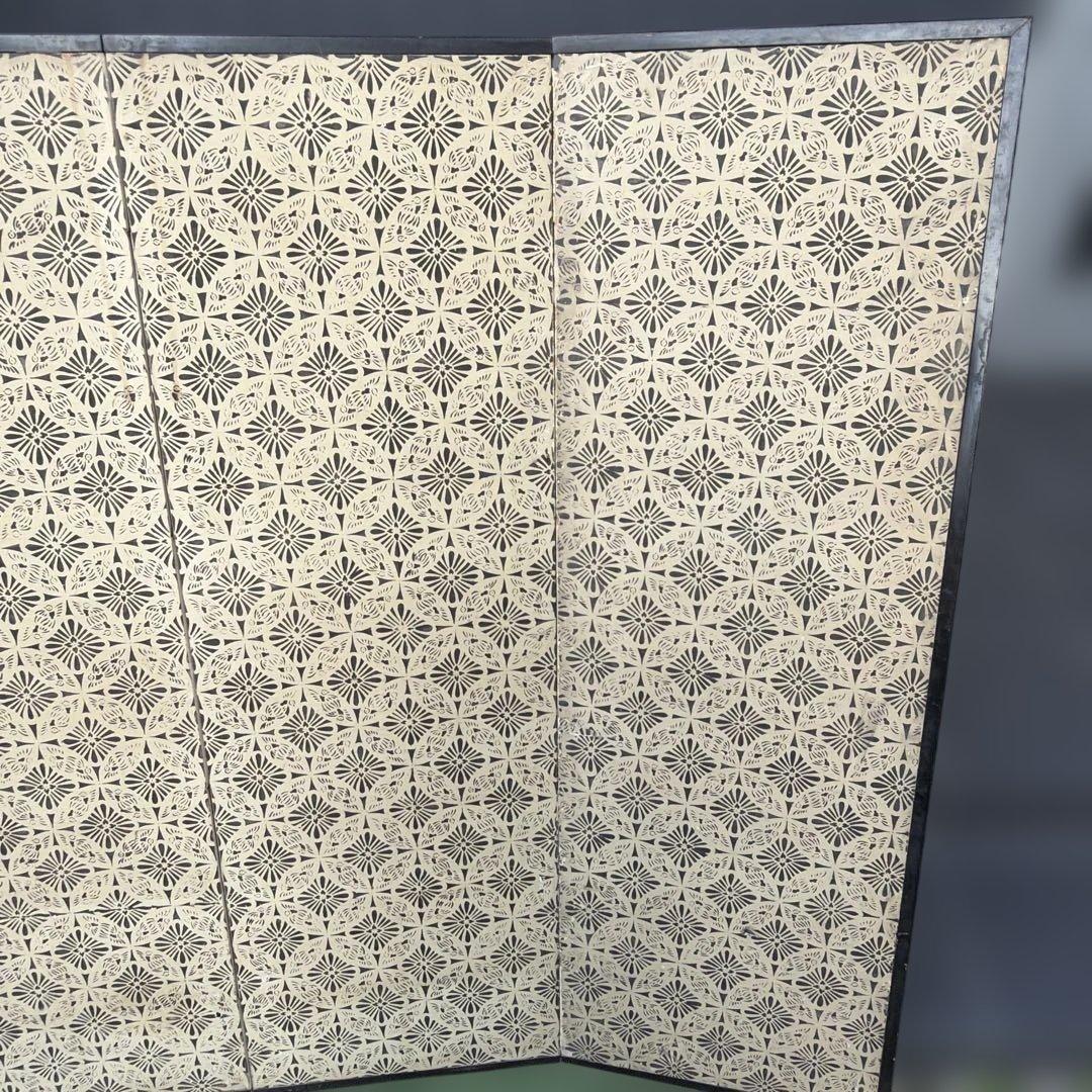 山水画の屏風2枚　箱入り