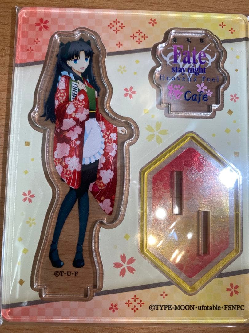 Fate stay night 桜cafe アクリルスタンド　セイバー　凛　桜