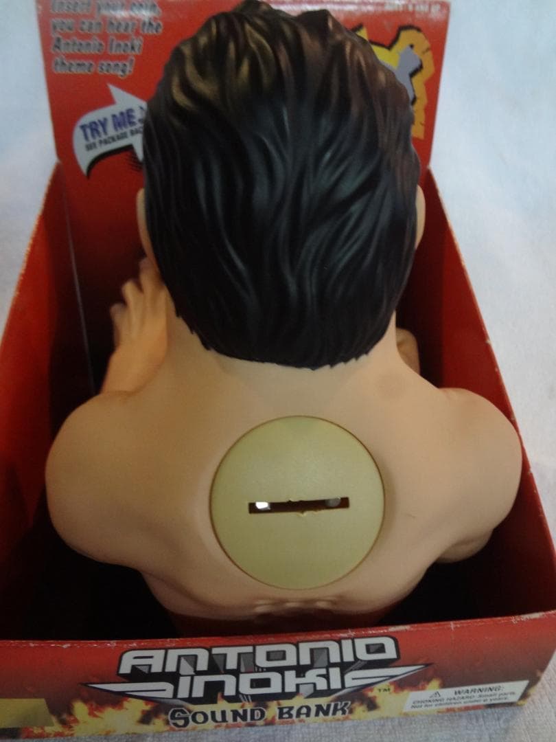 アントニオ猪木　2001版　 サウンドバンク　オリジナル貯金箱・箱入り・現状渡し