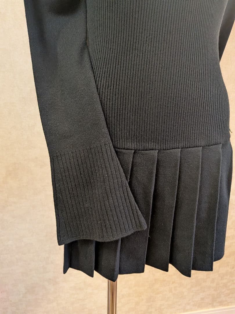 ワンピース andmary lotta frill mini dress black