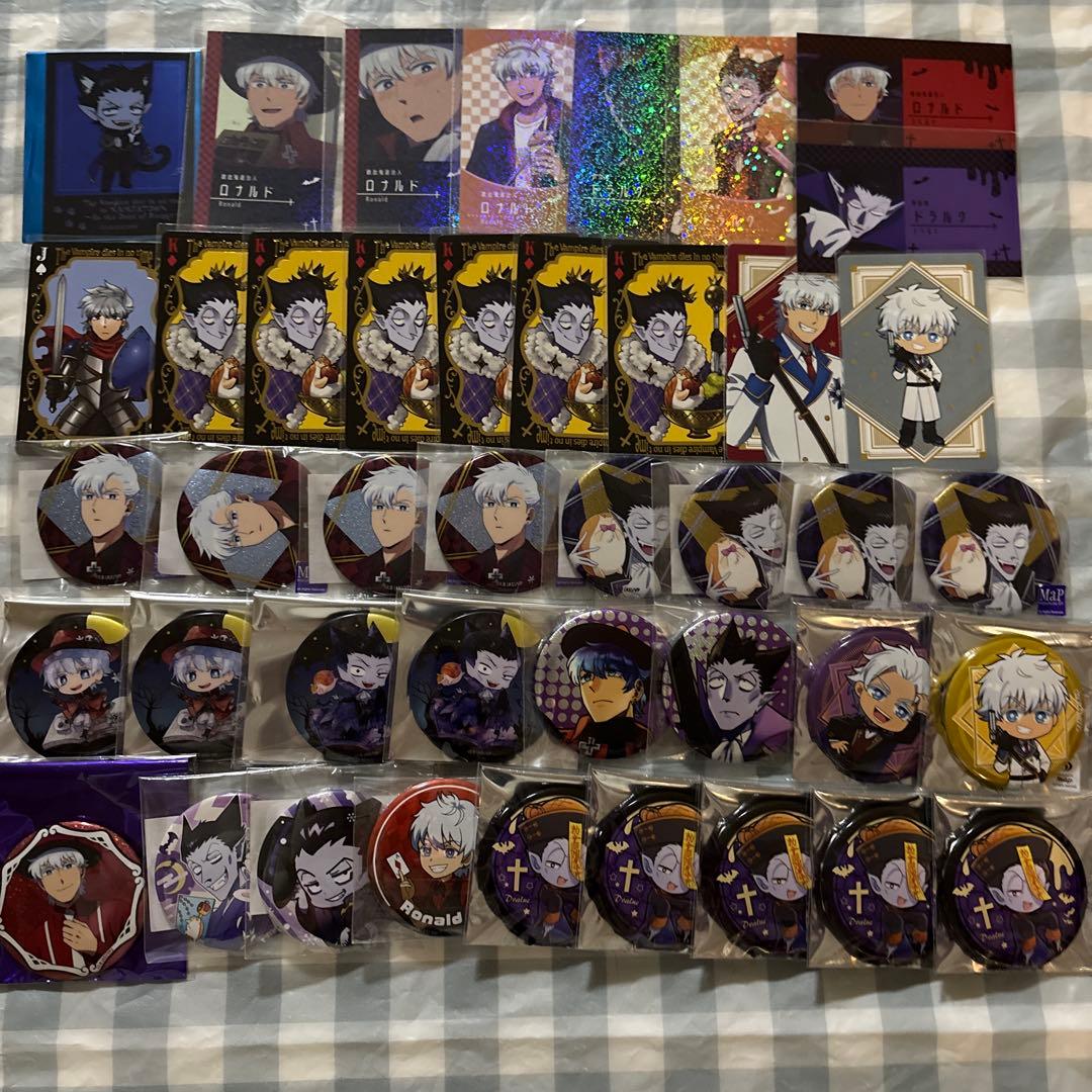 吸血鬼すぐ死ぬ ロナルド ドラルク アクリルスタンド 缶バッジ