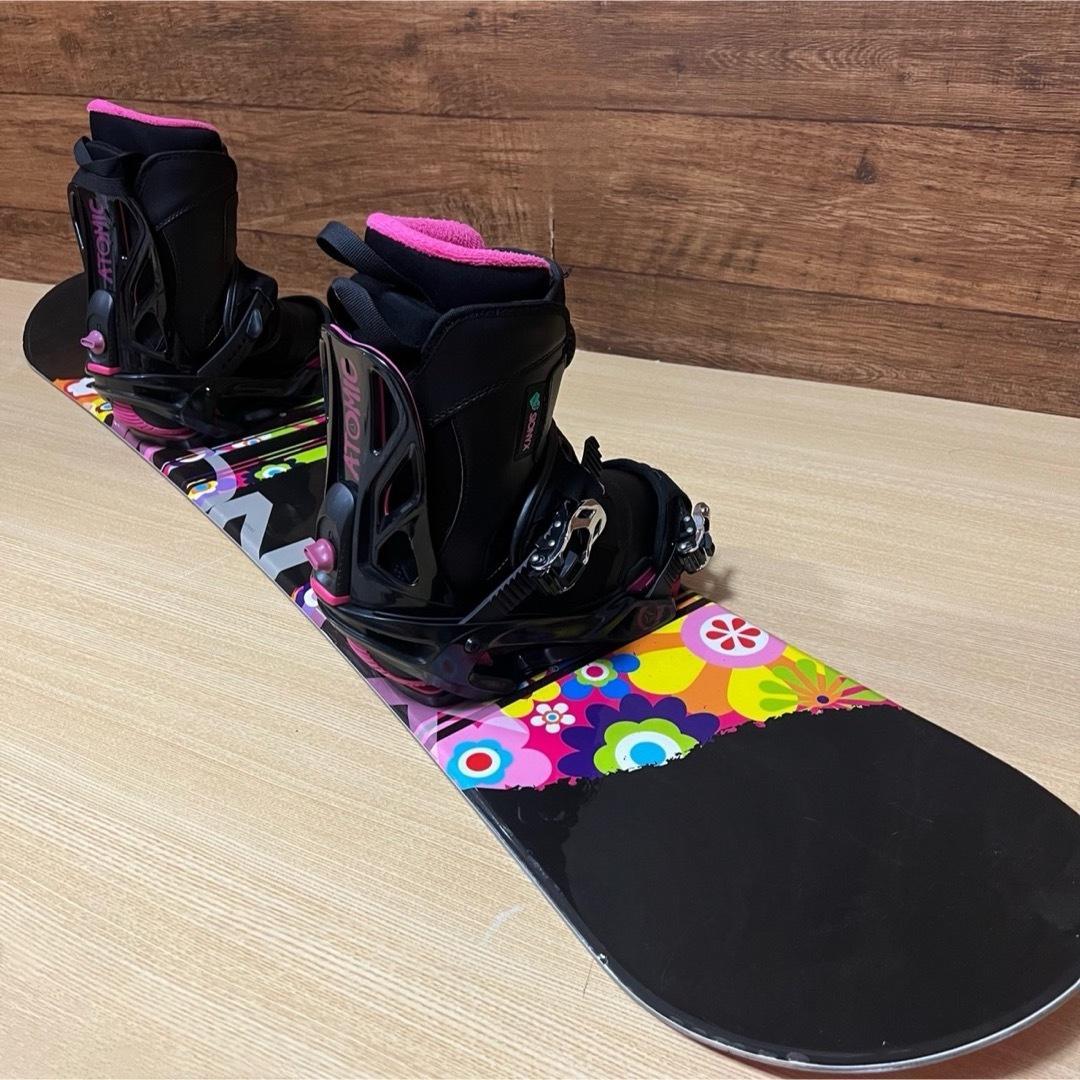 SIONYX 初心者オススメ　レディース　スノーボード3点セット　138cm