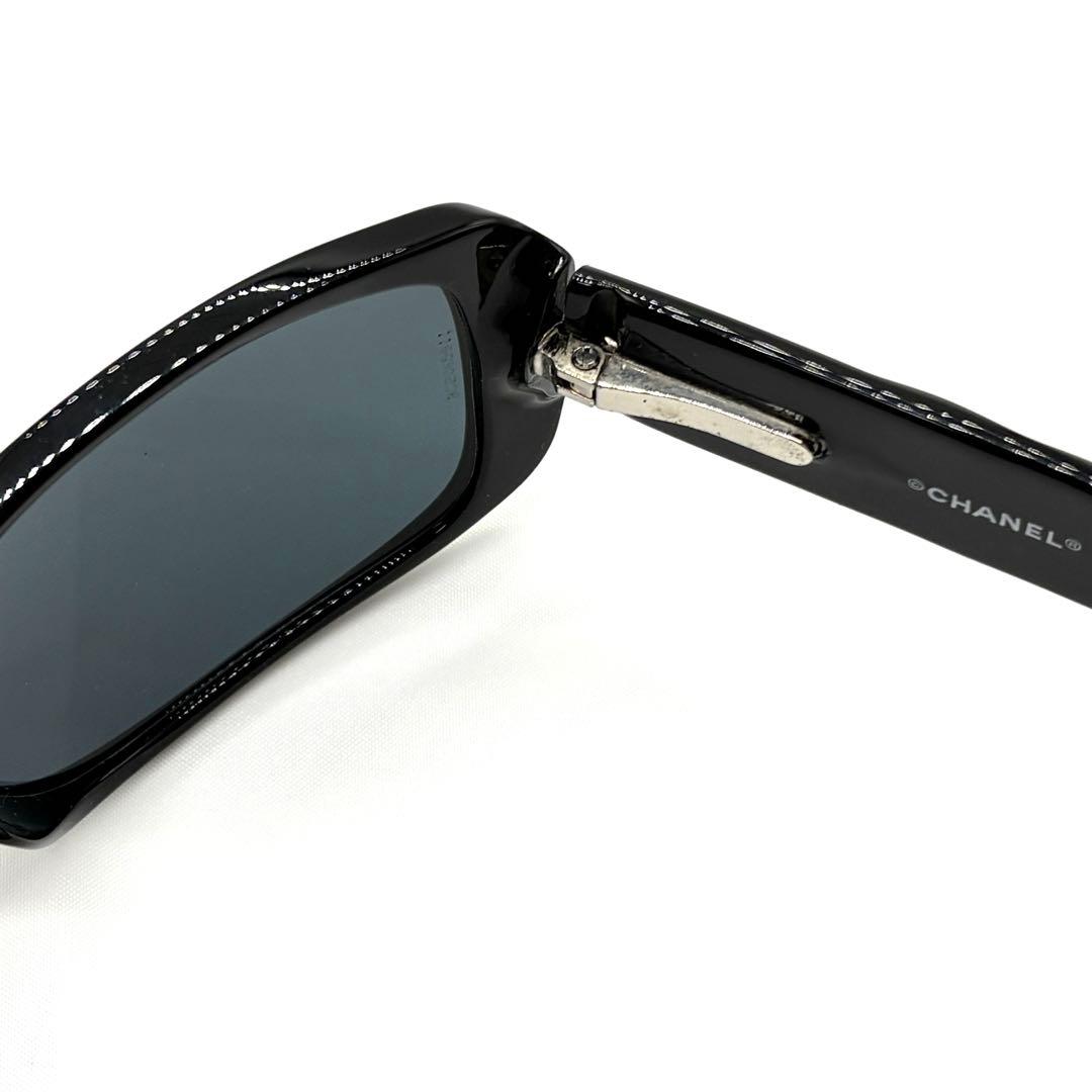シャネル 5111 カメリア サングラス ブラック プラスチック 美品 正規品