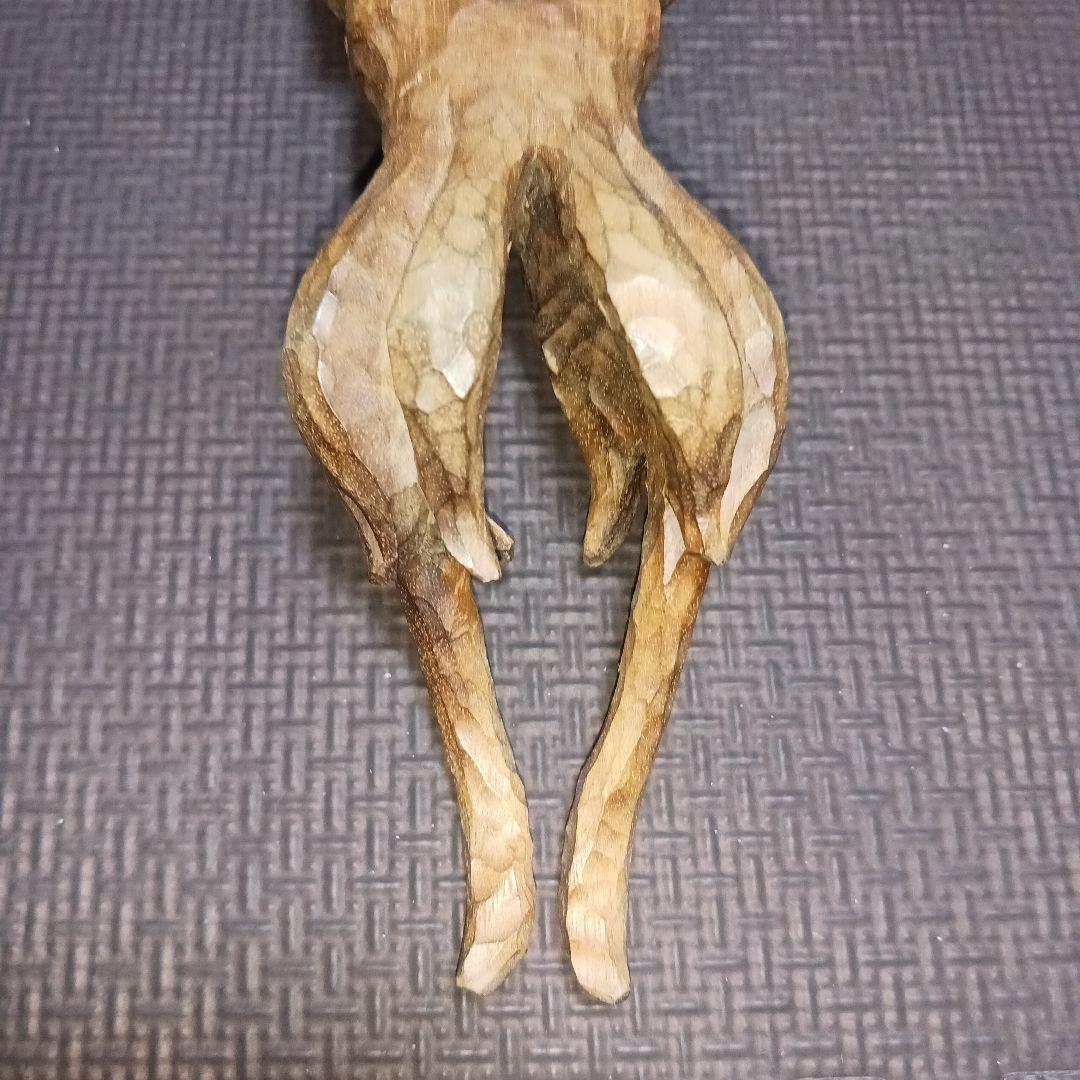 荒井修　木彫り　イカ