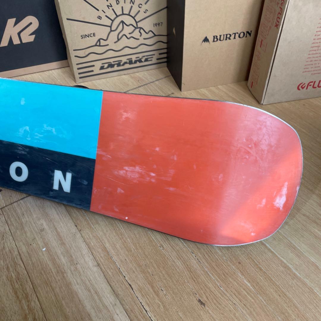 BURTON×FLOW　バートン　スノーボード　フロー　バインディング付