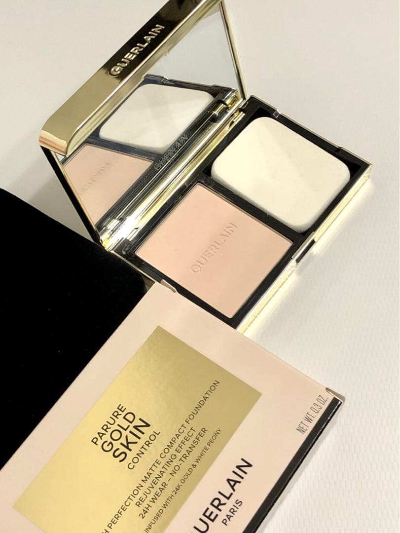 【美品】ゲラン パリュール ゴールドスキンコントロールコンパクト 3点付