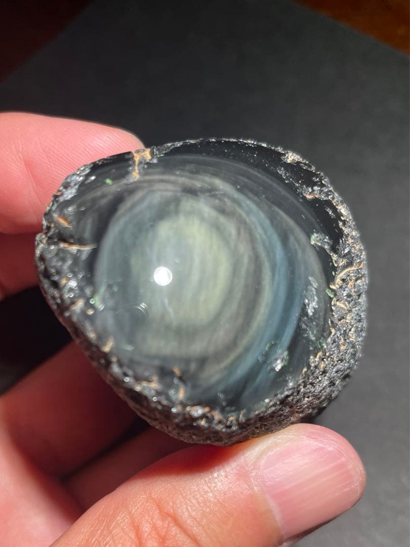 研磨品　十勝石玲瓏　レインボーシラー