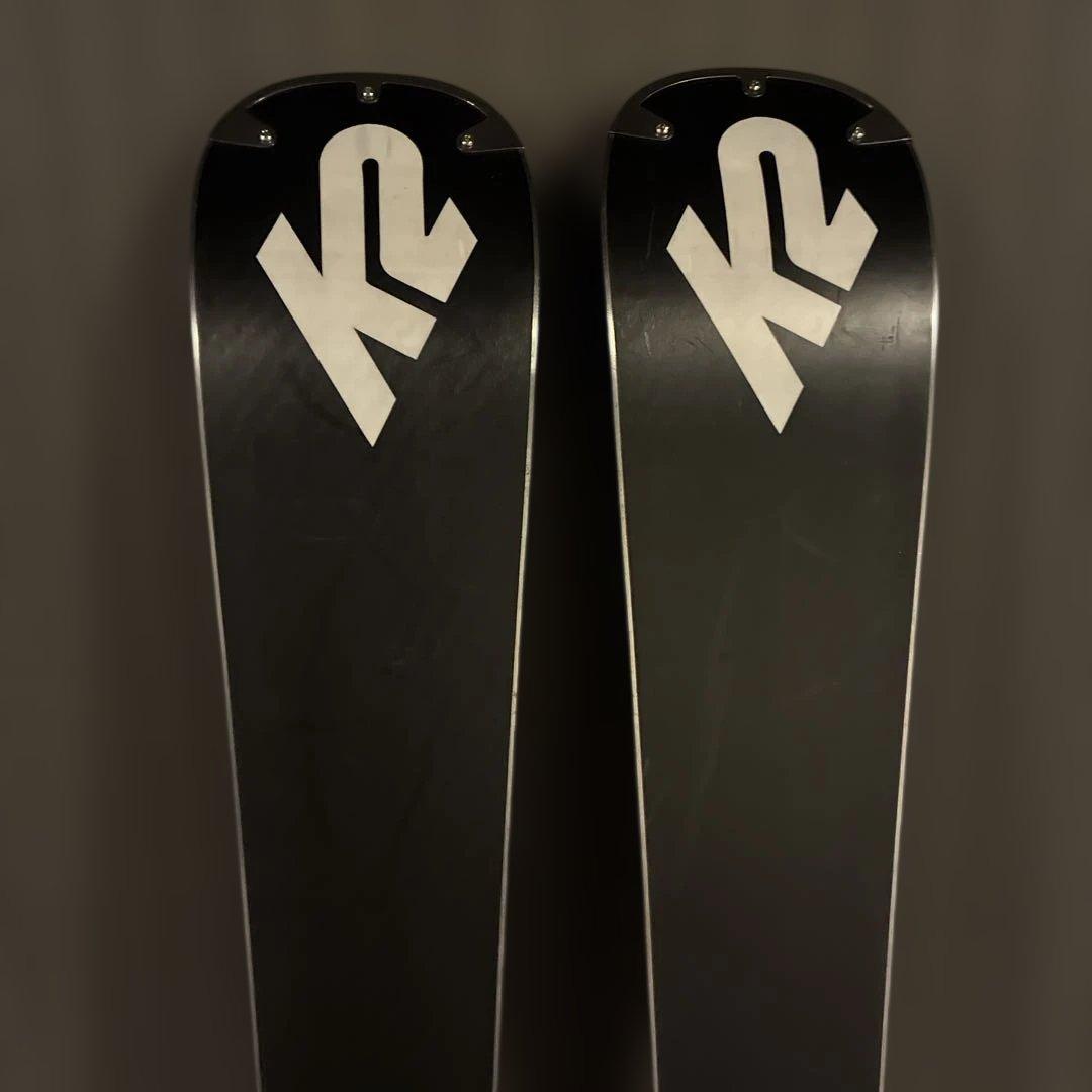 K2 スキー板 165cm ブラック/グリーン ターボチャージャー