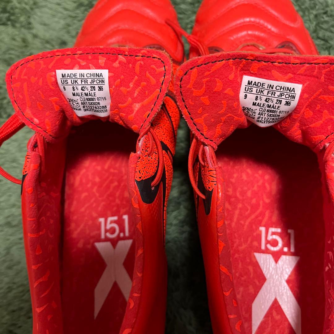 adidasサッカースパイク　X15.1 HG 27.0cm