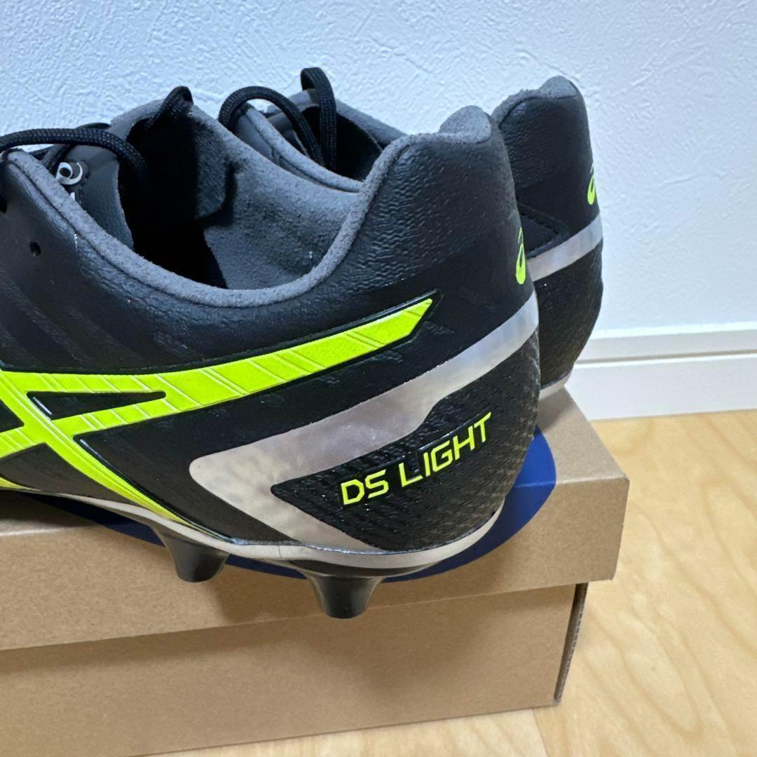 新品　asics DS LIGHT WIDE サッカー　スパイク　黒　27.5