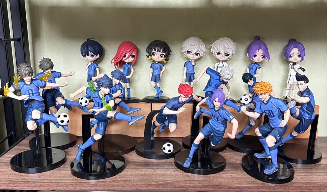 美品　ブルーロック フィギュア 17体セット　まとめ売り　Qposketなど