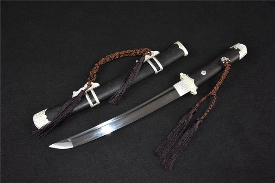 曲げ金のシンプル唐刀 日本刀 模造刀 居合刀