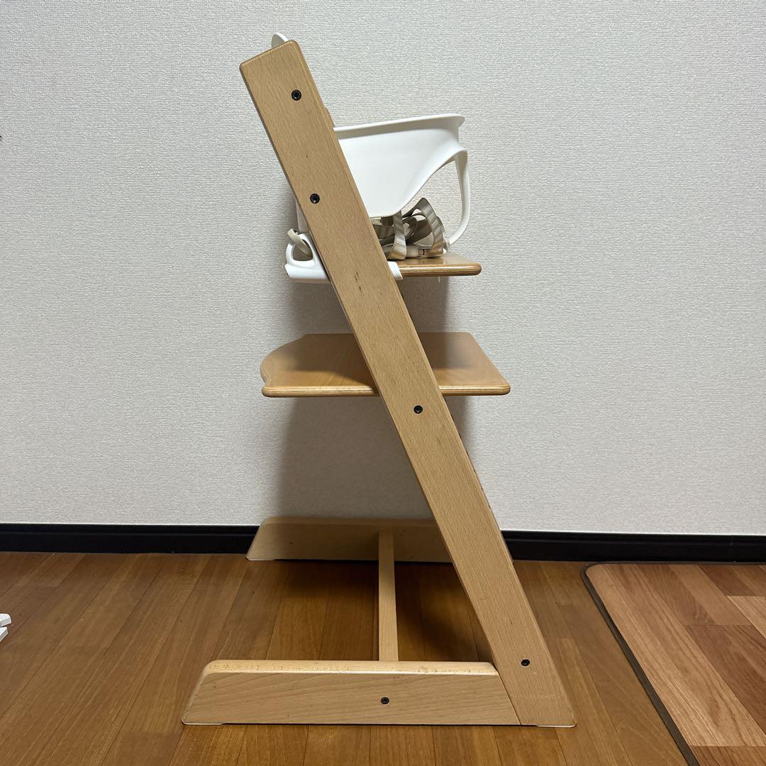 ストッケ トリップトラップ ナチュラル ベビーセット トレイ ハーネス付き