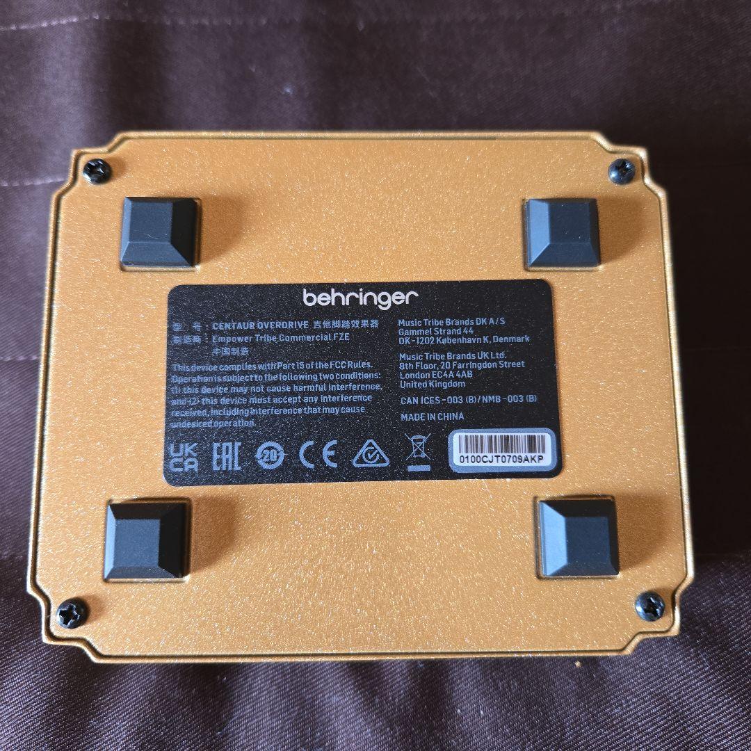 BEHRINGER CENTAUR Overdrive ケンタウロス