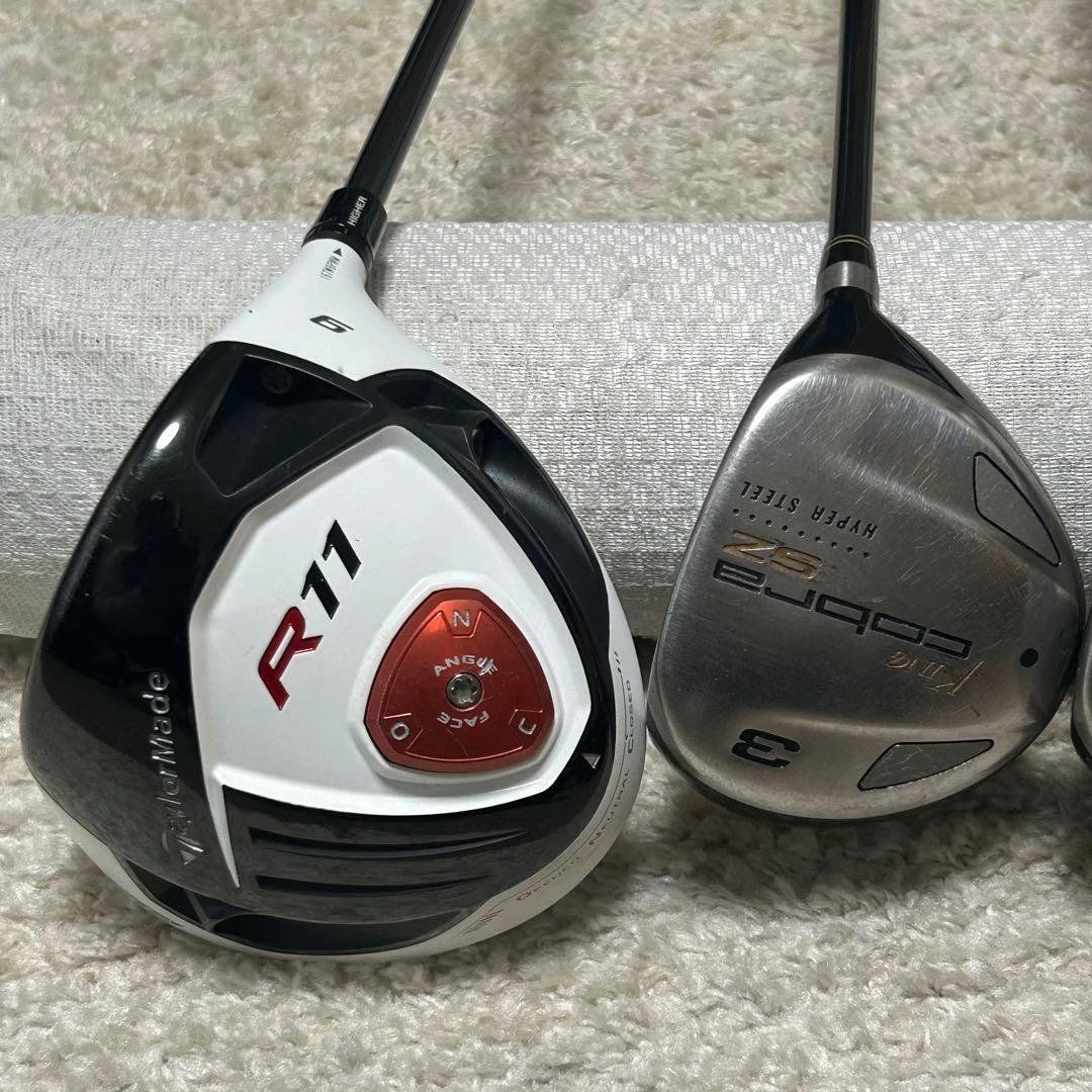 メンズ　テーラーメイド タイトリスト　豪華14本　ゴルフセット　キャディバッグ付