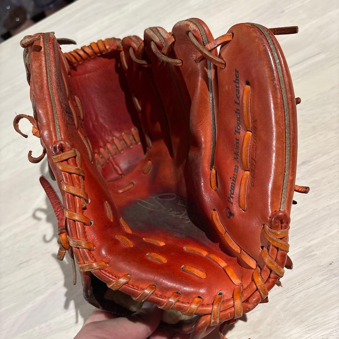 Nike ダイヤモンドエリート 硬式グローブ オレンジ