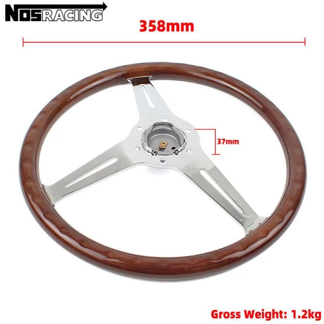 NARDI ナルディ ウッド クラシック ステアリング ハンドル 14インチ