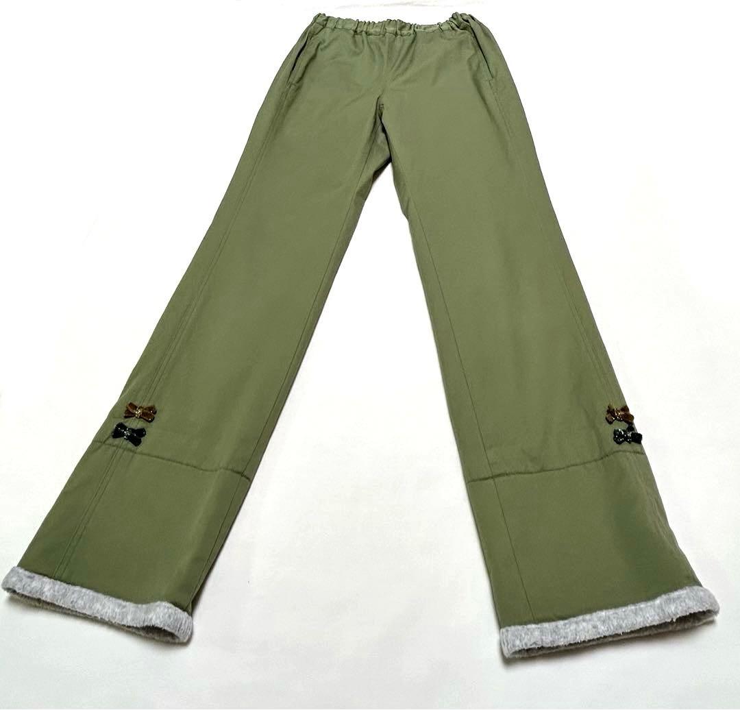 値下げ【新品　未使用】ファミリア　裏起毛　パンツ　140cm 150cm