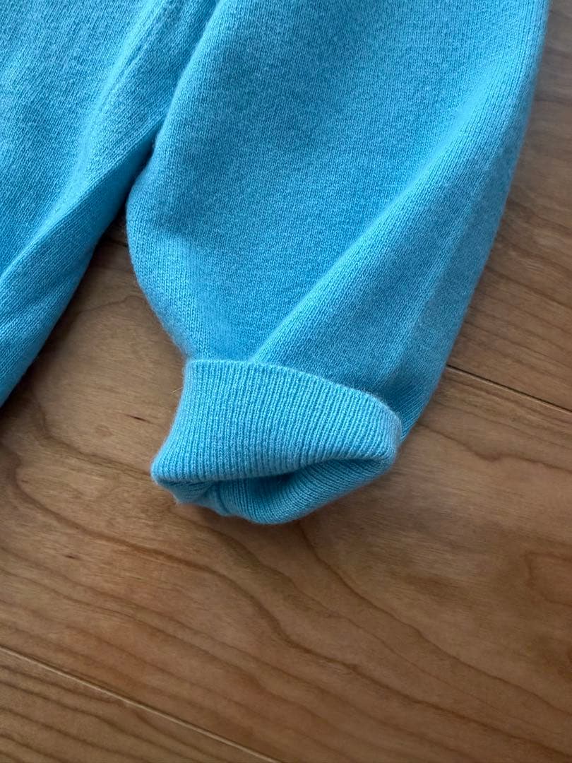 70年代 スコットランド製 バランタイン カシミヤニット ティファニーブルー