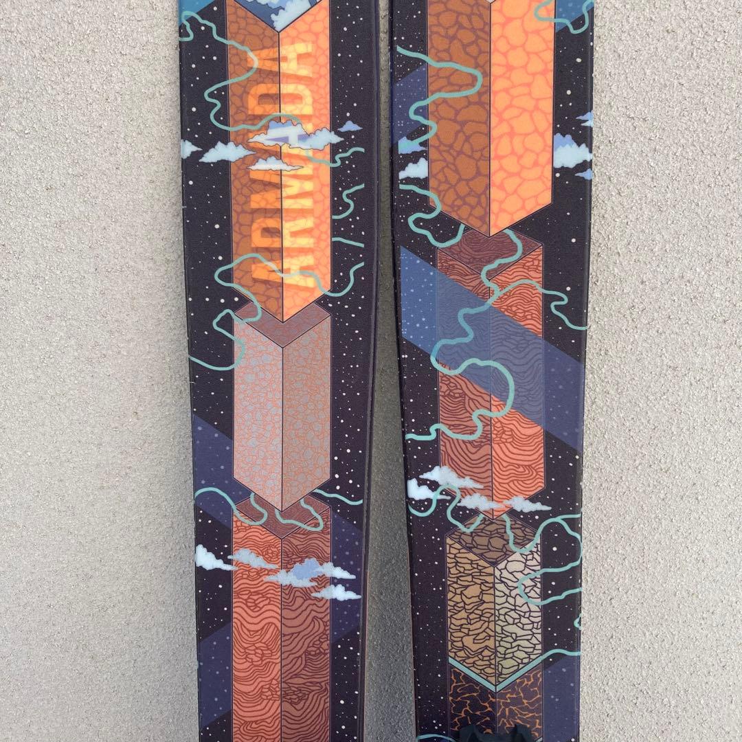 ARMADA ￼VJJ スキー板　165cm ツアービンディング　シール付き