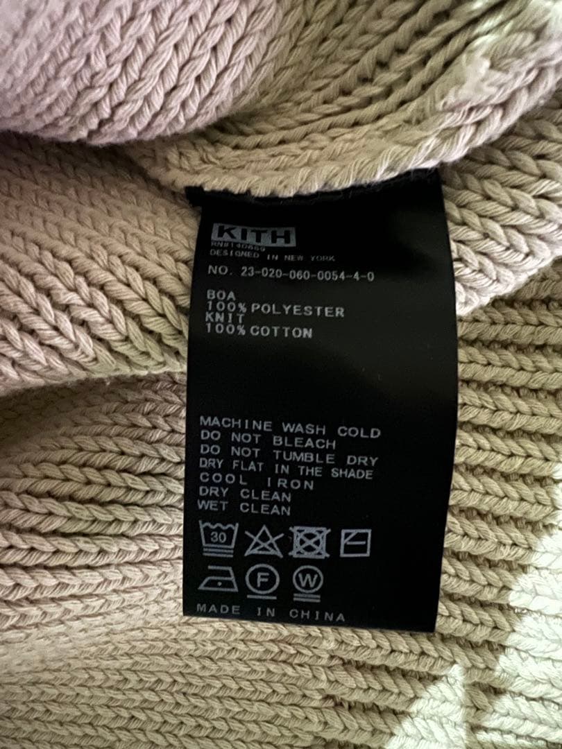 kith 柄入りセーター ニット　フリース