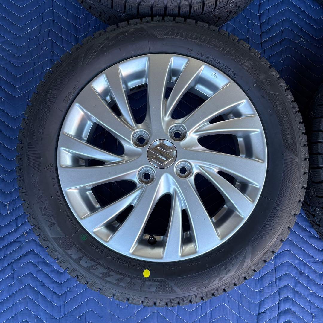☆ 新品スタッドレス ☆ スズキ スペーシア ワゴンR 155/65R14
