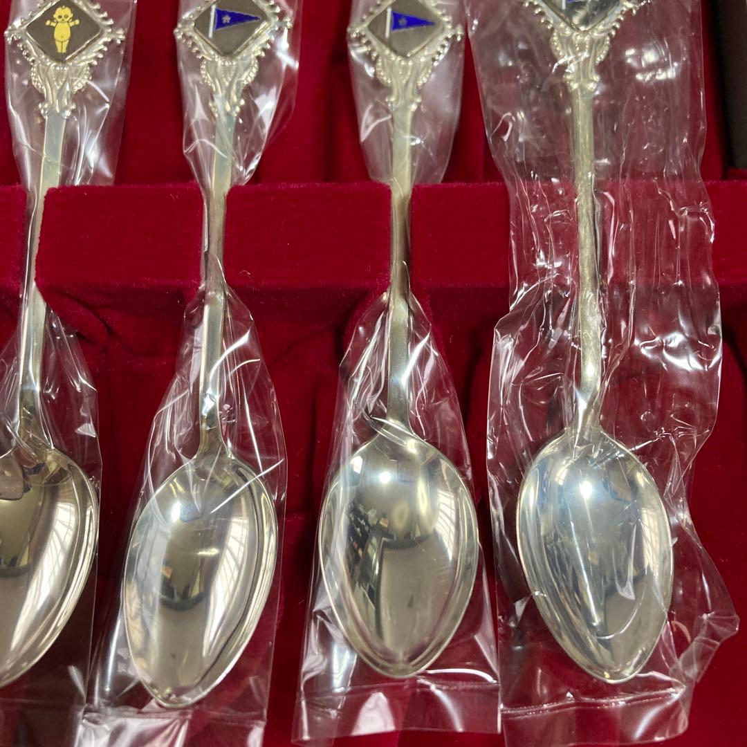 銀のスプーン　キューピー＆アヲハタ　スターリングシルバースプーンセット