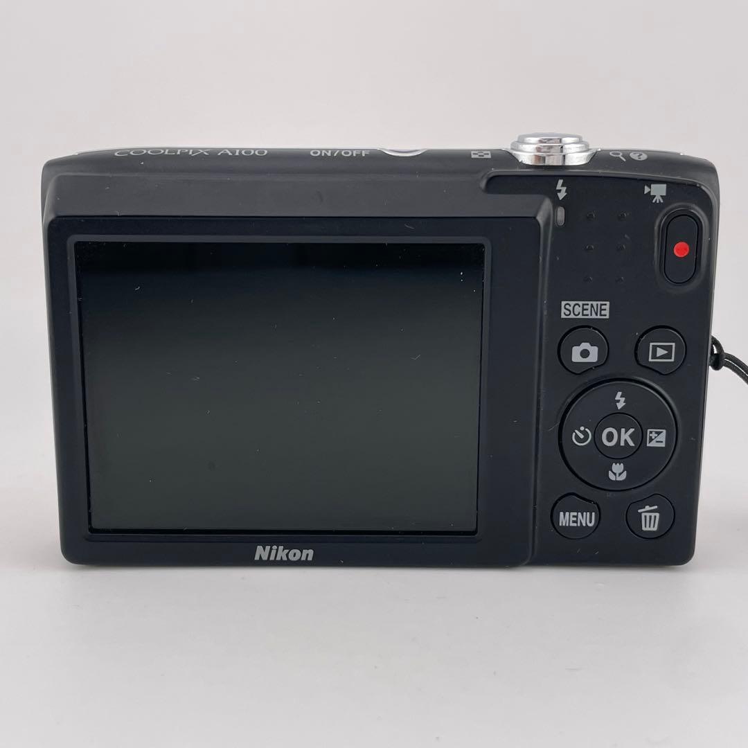 実写美⭕️【動作確認済】Nikon COOLPIX A100 レッド　デジカメ