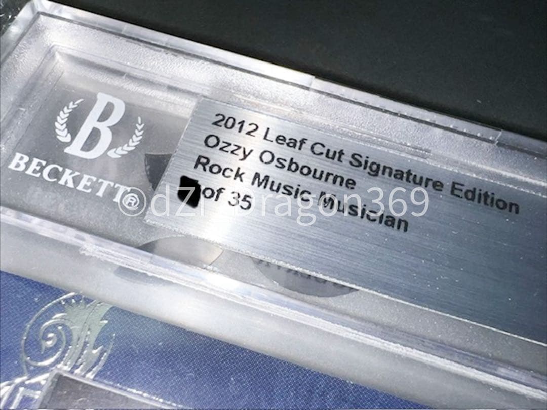【激レア！】 オジー・オズボーン 直筆サイン