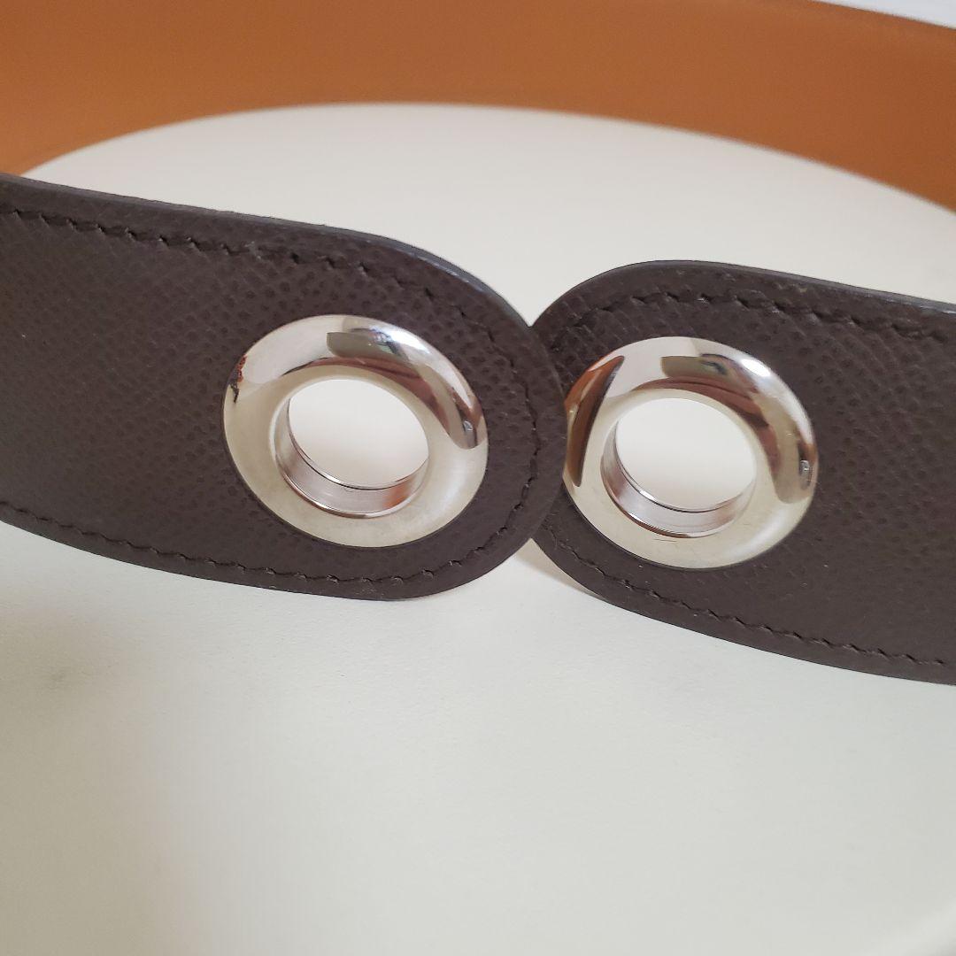 HERMES スカーフレザーベルト　未使用　超美品