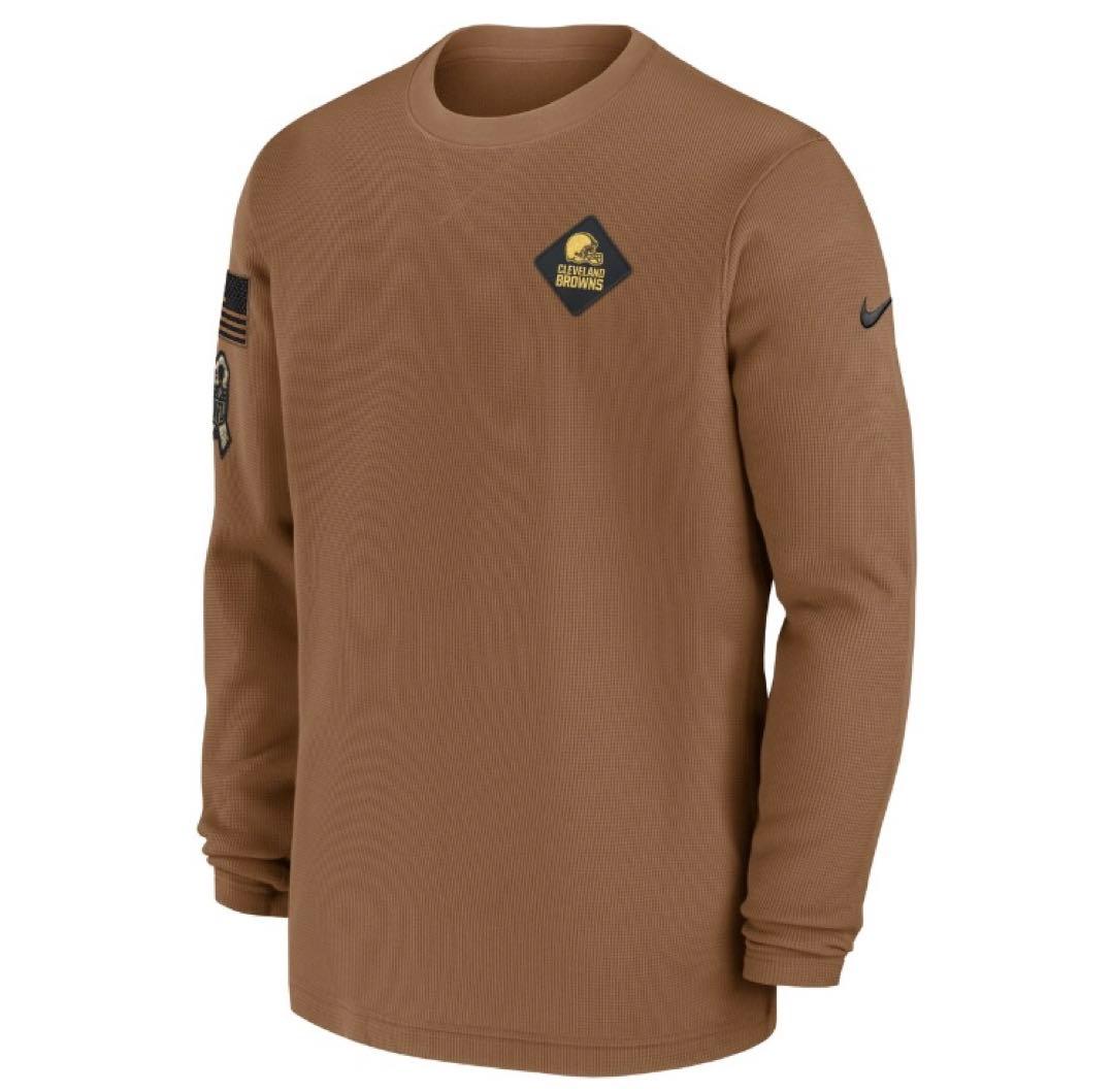 Nike ブラウン 長袖 ウォームアップウェア