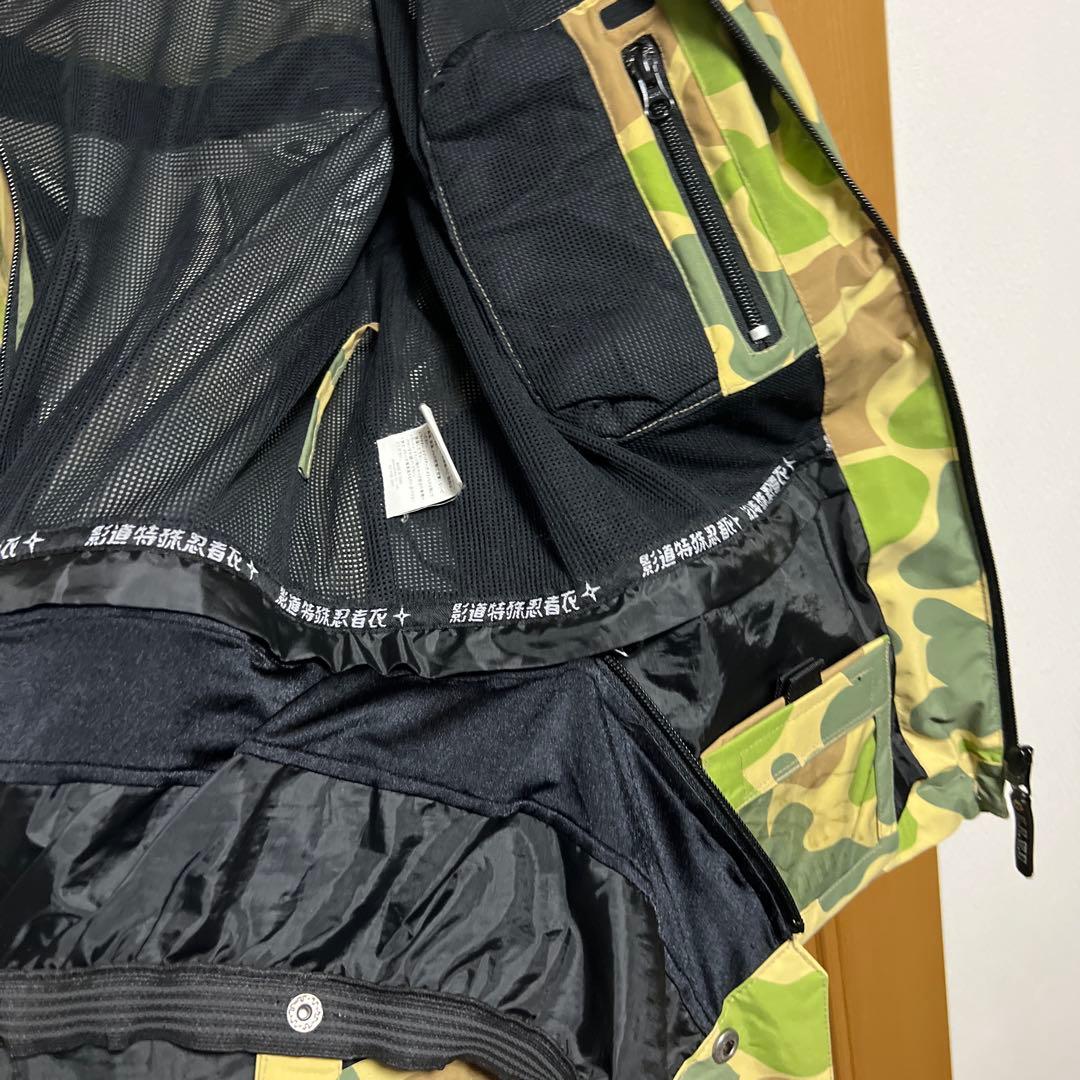 極道神風蹴　ヤクザカミカゼキック　影道　スノボウエア　セットアップ　上下　大　L