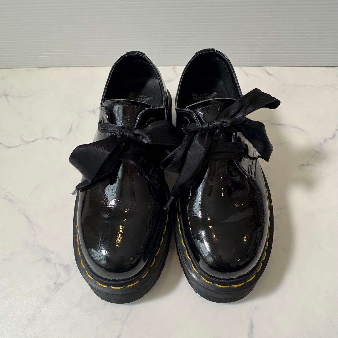 極美品 Dr.Martens holly エナメル UK6 厚底　25
