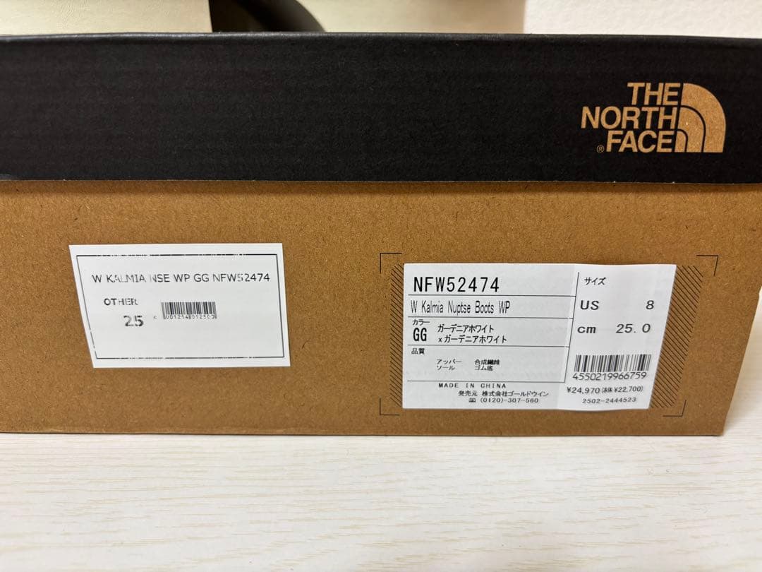 THE NORTH FACE NF0A52474 25.0cm 防水ブーツ