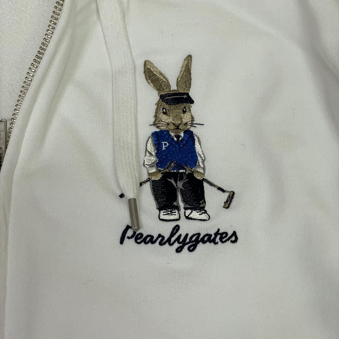 美品　PEARLY GATES トラッドラビット　ウサギ　フルジップパーカー