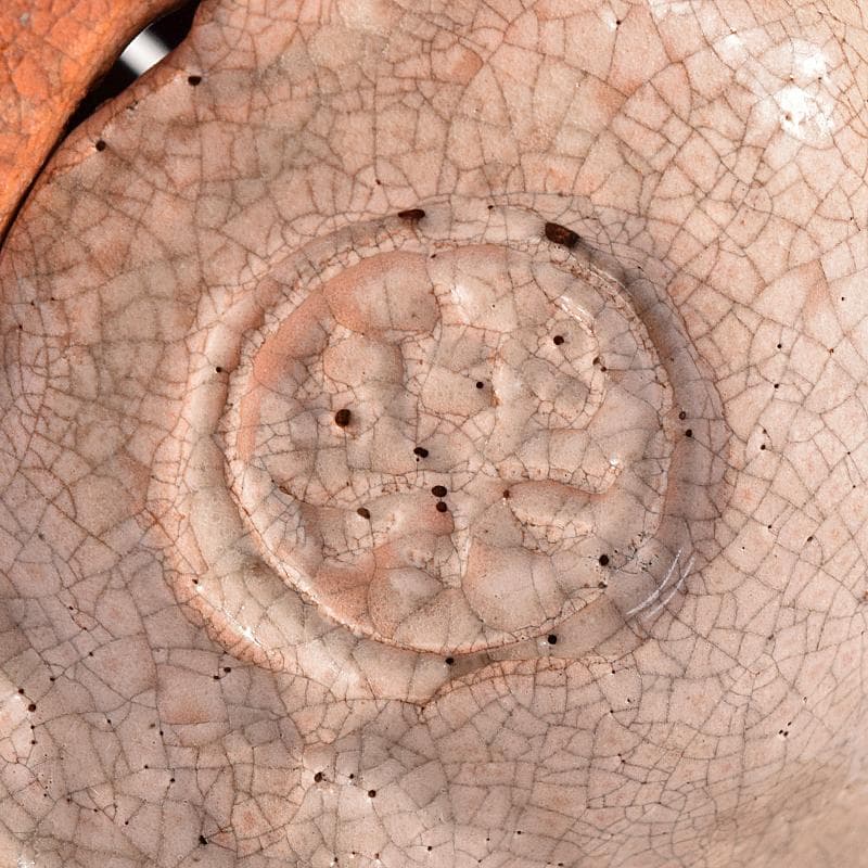 茶道具　楽焼　白楽獅子香炉　V　R7840