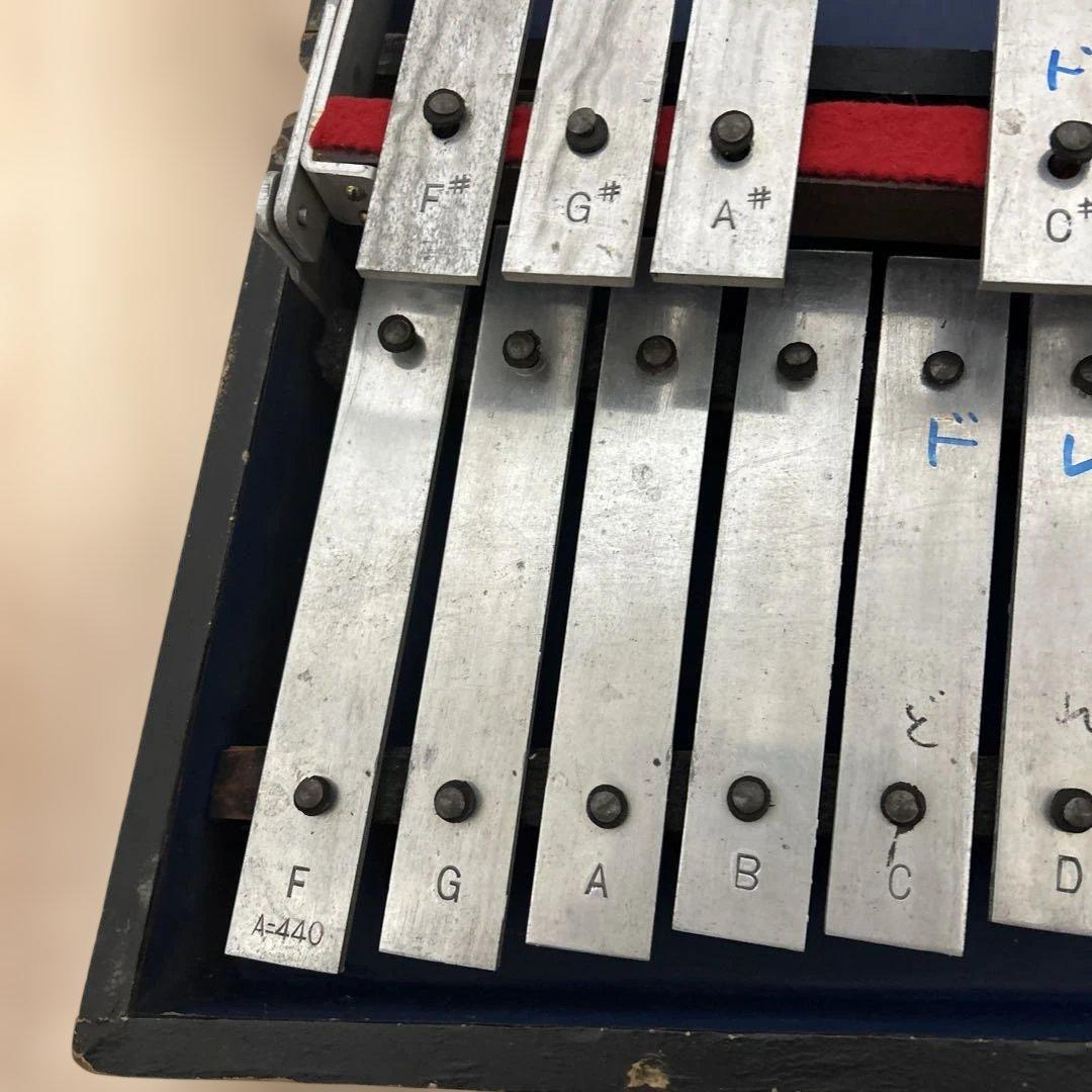 グロッケン 鉄琴　ハードケース 32音