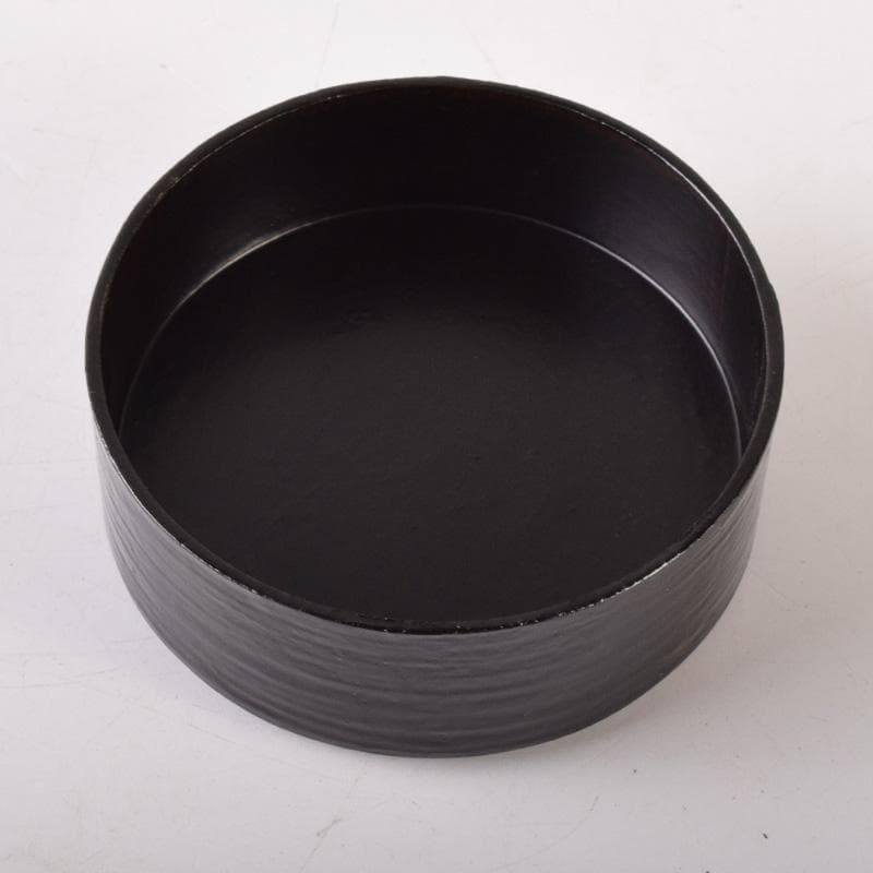 マル　茶道具　山中塗　中村宗悦作　真塗曲　雪吹棗　共布共箱　V　7456