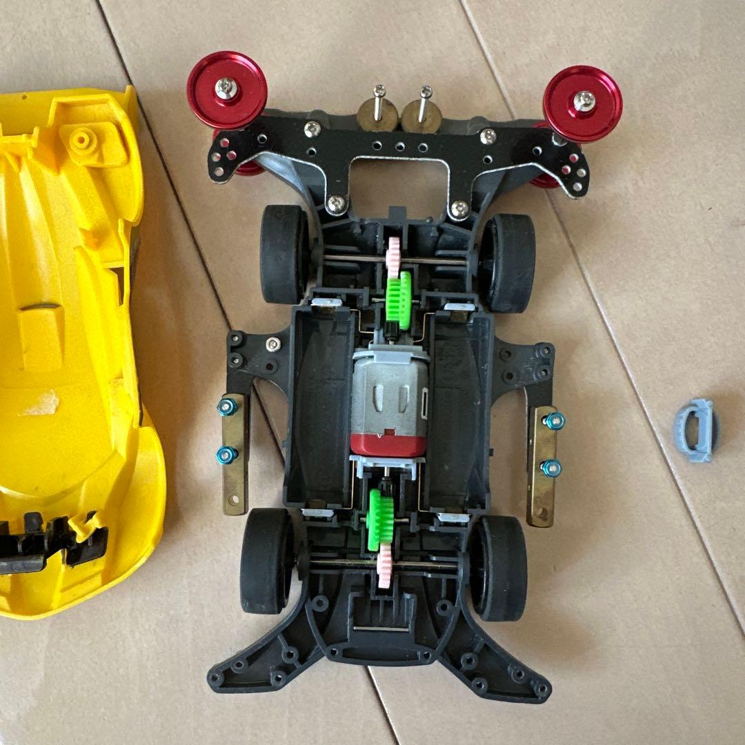 ミニ四駆 Festa Jaune, Raikiri & パーツセット 車検ゲージ