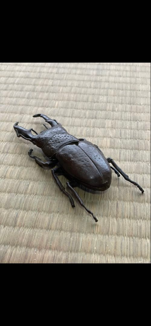 銅製　鍬形　金属工芸品